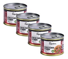 kit 4 Atum de Plantas Defumado Superbom Lata 140g