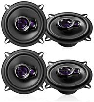 Kit 4 Auto Falante Automotivo Pioneer 5 Polegadas Triaxial 50w Rms Cada Ts-1360br