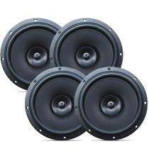 Kit 4 Auto Falantes 6 Polegadas 70w 4 Ohms Som Carro Preto