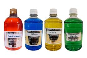 Kit 4 Azeites Para Unção Perfumado Mirra Acácia Bálsamo Nardo 500ml Cada Kit 4 Azeites Para Unção Perfumado Mirra Acácia Bálsamo Nardo 500ml Cada