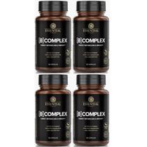 Kit 4 B Complex Essential Nutrition - 120 Capsulas Sem Sabor Kit 4 B Complex Essential Nutrition - 120 Capsulas Sem Sabor