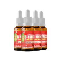 Kit 4 B-TRIX Vitamina B12 Infantil 3x20ml Morango Flora Nativa
