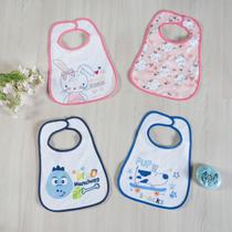 Kit 4 Babador Felpudo Impermeável - Bene Casa