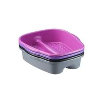 Kit 4 Bacia Para Pés Pedicure Salão de Beleza Multiuso Relaxamento Compact Colors Dompel Kit 4 Bacia Para Pés Pedicure Salão de Beleza Multiuso Relaxamento Compact Colors Dompel