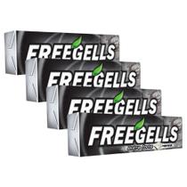 Kit 4 Bala Freegells Sabor Extra Forte Drops 27,9g