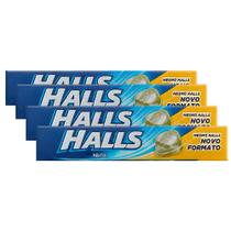 Kit 4 Bala Halls Mentol 28g