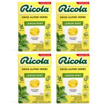 Kit 4 Bala Importada Lemon Mint Ricola Zero Açúcar 28G Suíça Kit 4 Bala Importada Lemon Mint Ricola Zero Açúcar 28G Suíça