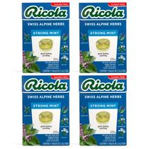 Kit 4 Bala Importada Menta Ricola Zero Açúcar 28 Gr Suíça
