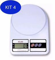 Kit 4 Balança Digital Eletrônica De Precisão 10kg Dieta E