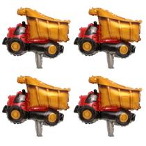 Kit 4 Balão Bexiga Ônibus Policia Bombeiro Caminhão 75 x88cm