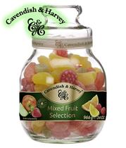 Kit 4 Balas Alemãs Cavendish Mix Fruit 966gr Envio Imediato