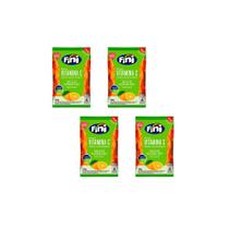 Kit 4 Balas Fini Vitamina C Sabor Laranja 4x18gr