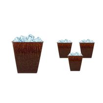 Kit 4 Balde Gelo Fibra Coco Green 2,6L