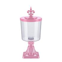 Kit 4 Baleiros Grego Com Tampa Bomboniere Cristal Potiche Decorativo
