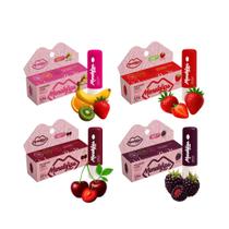 Kit 4 Balm Hidratante Labial Menela Lips Protetor Lábios Profissional Kit 4 Balm Hidratante Labial Menela Lips Protetor Lábios Profissional