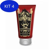 Kit 4 Balm Para Barba Don Alcides 140Ml Barba Negra