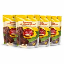 Kit 4 Bananinha Sem Açúcar TACHÃO DE UBATUBA 200g Kit 4 Bananinha Sem Açúcar TACHÃO DE UBATUBA 200g