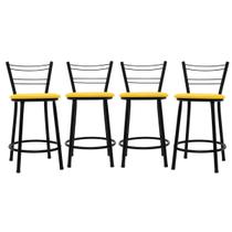 Kit 4 Banco Banqueta Baixa Estrutura Preta Ideal Mesa Bistrô Varanda Piscina Área de Lazer Cozinha Gourmet Itagold Kit 4 Banco Banqueta Baixa Estrutura Preta Ideal Mesa Bistrô Varanda Piscina Área de Lazer Cozinha Gourmet Itagold