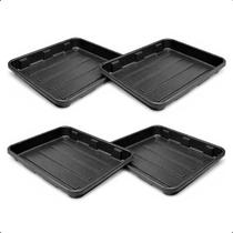 Kit 4 Bandeja Coletora Óleo Fluídos Água Radiador Oficina