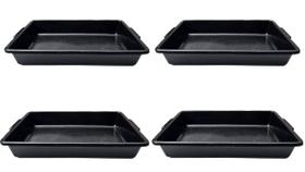 Kit 4 bandejas topa tudo pt Kit 4 bandejas topa tudo pt
