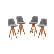 Kit 4 Banquetas Altas Giratórias Júlia Kit 4 Banquetas Altas Giratórias Júlia