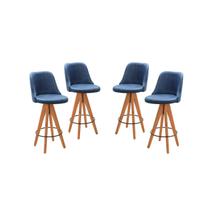 Kit 4 Banquetas Altas Giratórias Júlia Kit 4 Banquetas Altas Giratórias Júlia