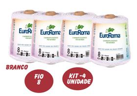 kit- 4 Barbante Euro Roma 4/8 600g Barbante