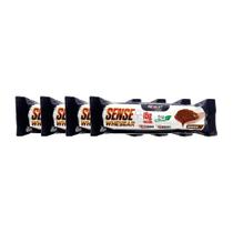 Kit 4 Barra de proteína Sense Whey Bar Absolut Nutrition Sabor Brigadeiro 15g de Proteína Adoçado com Stevia 45g