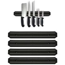 Kit 4 Barra Magnetica Suporte De Parede P/ Facas Ferramentas