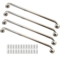 Kit 4 Barras de Apoio Banheiro 60cm para Deficientes Físicos e Idosos