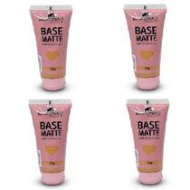 Kit 4 Base Matte Cor 03 Bege Médio 35gr - Ramona Make Up