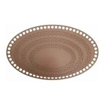 Kit 4 Base Oval Tamanhos Diversos MDF Cru para Cesto Crochê Fio de Malha