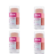 Kit 4 Bastão Facial Argila Vermelha 30g - Ricca Kit 4 Bastão Facial Argila Vermelha 30g - Ricca