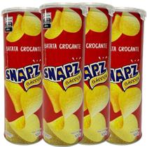 Kit 4 Batata Chips Crocante Snapz Clássica Tudo 100g