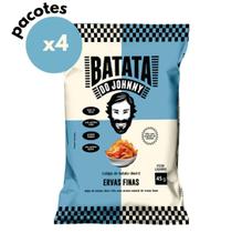 Kit 4 batatas doces com ervas finas 45g do johnny