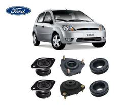 Kit 4 Batente Rolamento Dianteiro Traseiro Ford Fiesta 2005 2006 2007