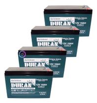 Kit 4 Bateria E-bike 12v 10ah Ciclo Profundo 6dzm10 Original
