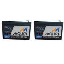 Kit 4 Bateria Moura 12mva12 Patinete Eletrica Ciclo Profundo 12v 12ah