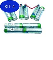 Kit 4 Bateria Para Aspirador De Pó Electrolux Ergorapido