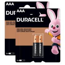 Kit 4 Bateria Pilha Alcalina Palito Duracell AAA De 1.5V Mouse Controles Remoto Brinquedos Lanternas Kit 4 Bateria Pilha Alcalina Palito Duracell AAA De 1.5V Mouse Controles Remoto Brinquedos Lanternas