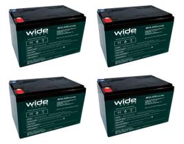 Kit 4 baterias 12v 14ah ciclo profundo bicicleta eletrica patinete scooter cadeira de roras Kit 4 baterias 12v 14ah ciclo profundo bicicleta eletrica patinete scooter cadeira de roras