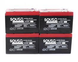 KIT 4 BATERIAS Ciclo profundo 16AH BICICLETA Elétrica Sousa Bikes Ecobikes