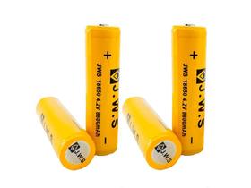 Kit 4 Baterias Super Mega Avançadas 18650 4,2V 8800mAh JWS até 11 Horas. Kit 4 Baterias Super Mega Avançadas 18650 4,2V 8800mAh JWS até 11 Horas.