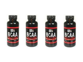 Kit 4 Bcaa Ultra Concentrado 3000mg 120 Cápsulas-king Earth