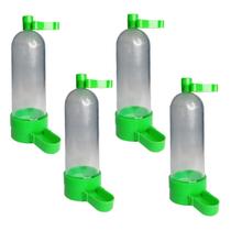 Kit 4 Bebedouros Caçula para Pássaros 100ml Tam. Médio Cores Kit 4 Bebedouros Caçula para Pássaros 100ml Tam. Médio Cores