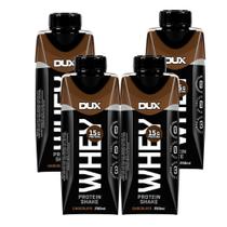 Kit 4 Bebida Láctea UHT Whey Protein Shake Dux Sabor Chocolate com 15g de Proteína 250ml Kit 4 Bebida Láctea UHT Whey Protein Shake Dux Sabor Chocolate com 15g de Proteína 250ml