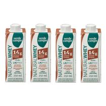 Kit 4 Bebida Verde Campo Chocolate Zero Lactose 250ml Cada