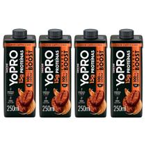 Kit 4 Bebida Yopro 15G Energy Boost 250ml Cappucinno cada