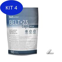 Kit 4 Belt +23 Caps Max (Muito Mais Vitaminas E Minerais)