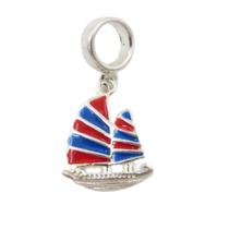 Kit 4 Berloques de Prata 925 com detalhes Esmaltados e Pedras de Microzircônia